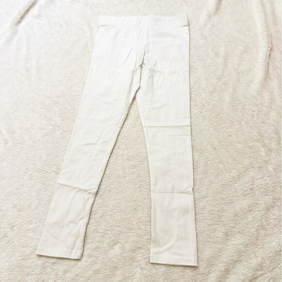 Girls White Leggings sz 8 Girl's White leggings Pull on leggings - Picture 1 of 4